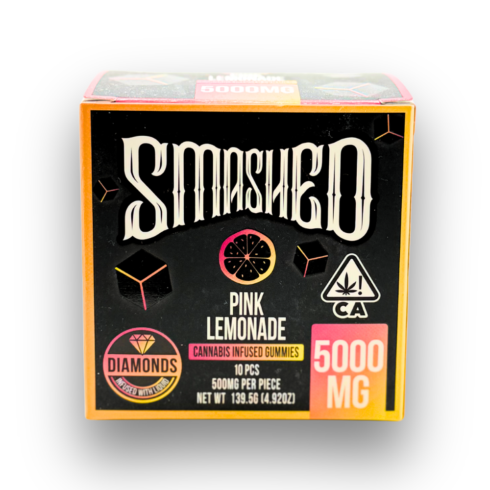 Smashed Liquid Diamond Infused Gummies 5,000mg