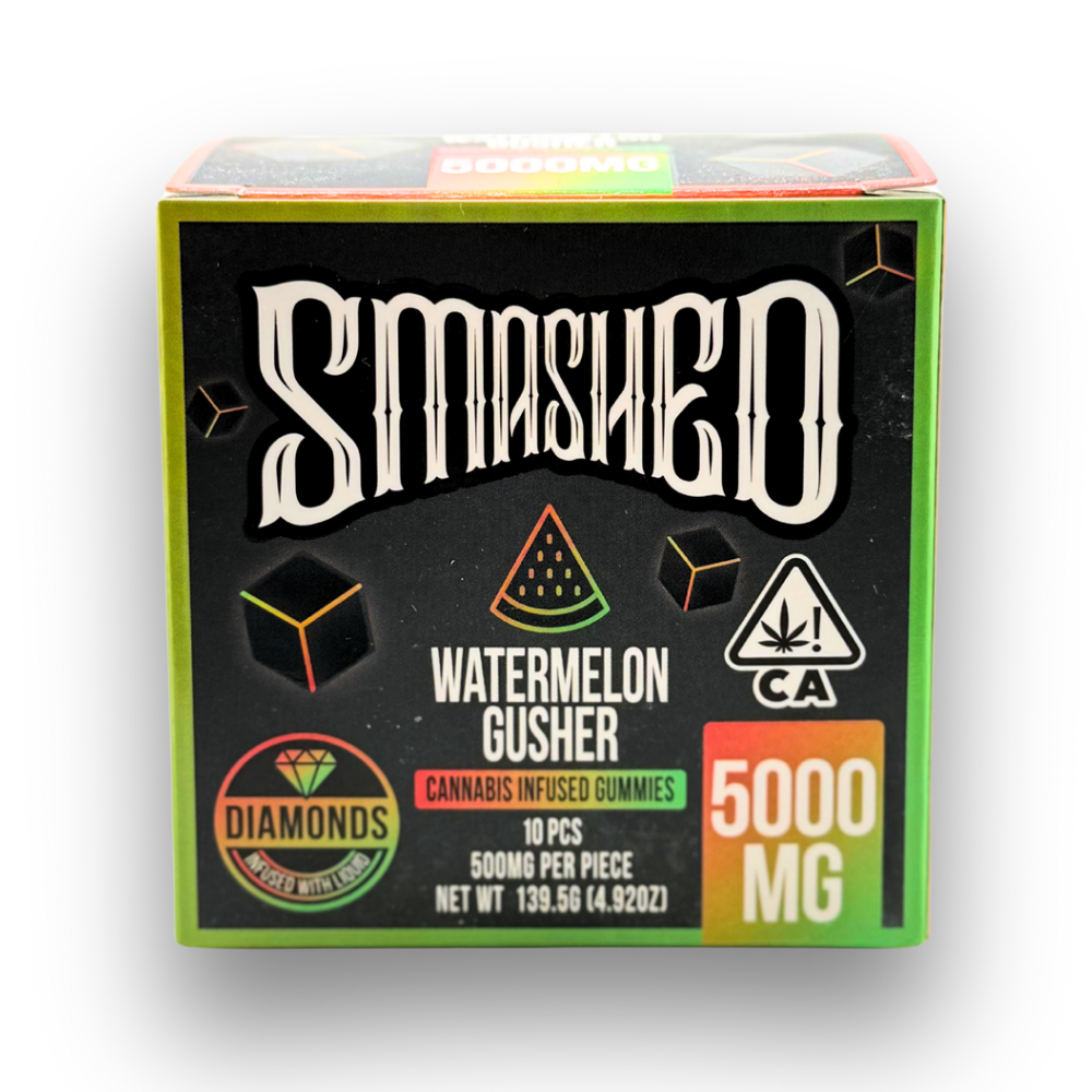 Smashed Liquid Diamond Infused Gummies 5,000mg