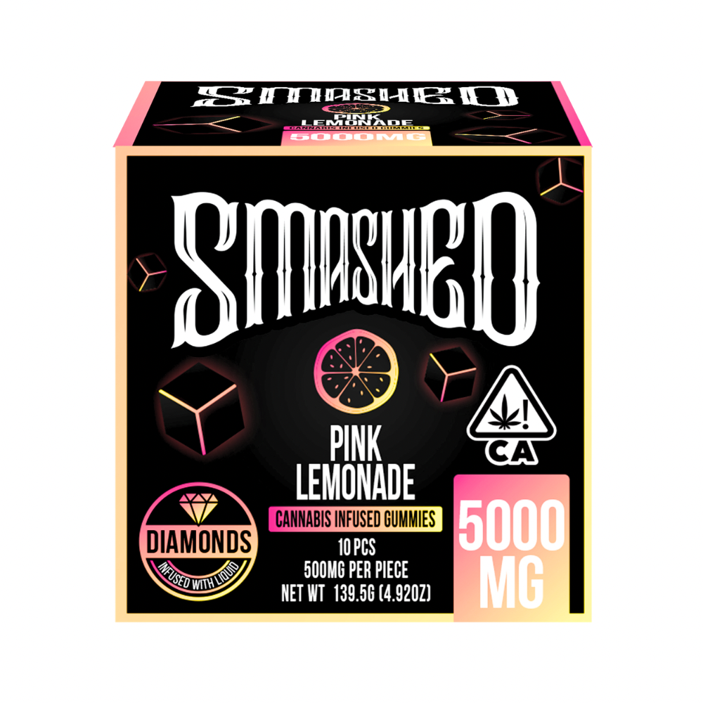 Smashed Liquid Diamond Infused Gummies - 5,000mg