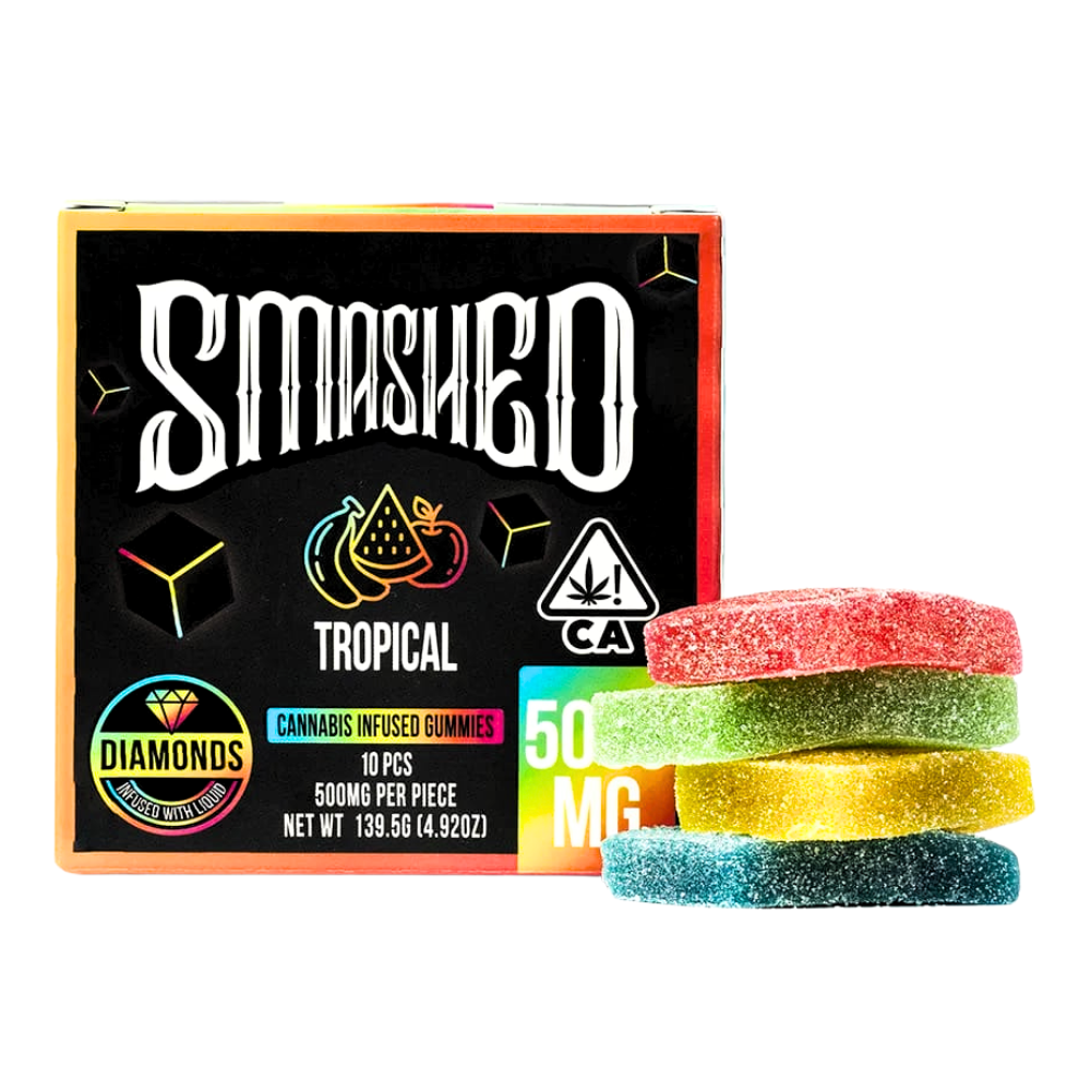 Smashed Liquid Diamond Infused Gummies - 5,000mg | Edibles – Weedz DC