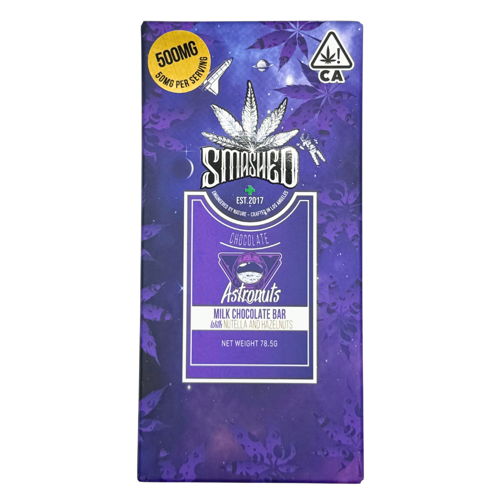 Smashed Infused Chocolate Bars - 500mg