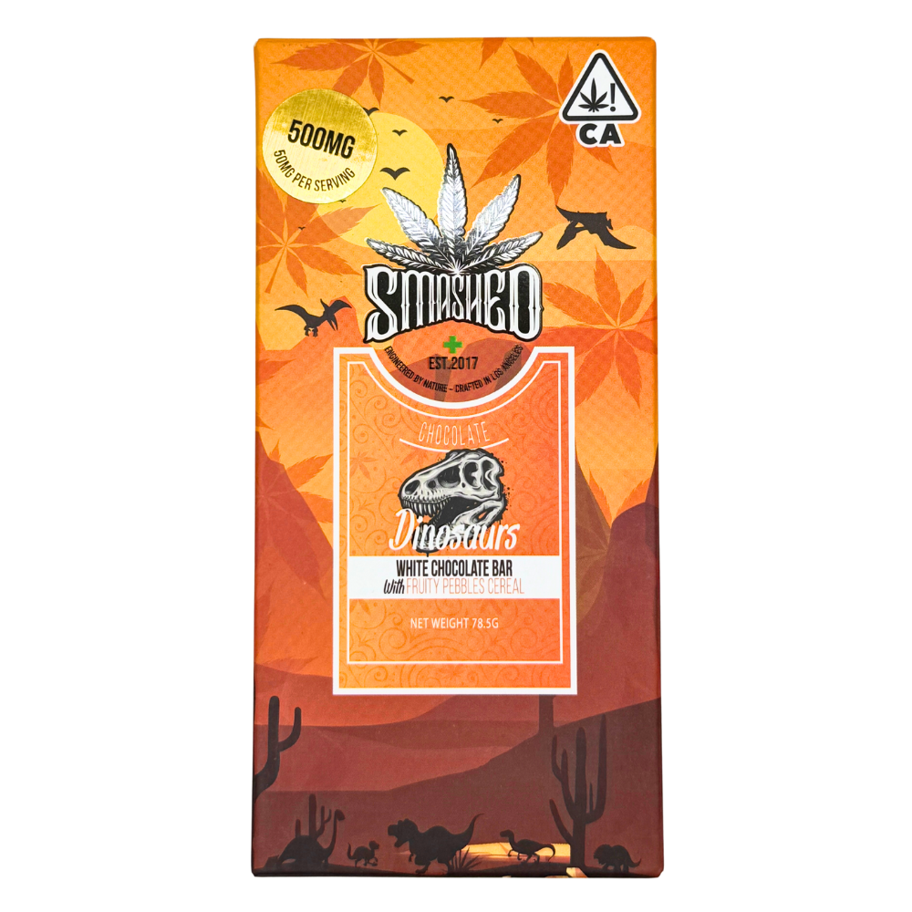 Smashed Infused Chocolate Bars - 500mg