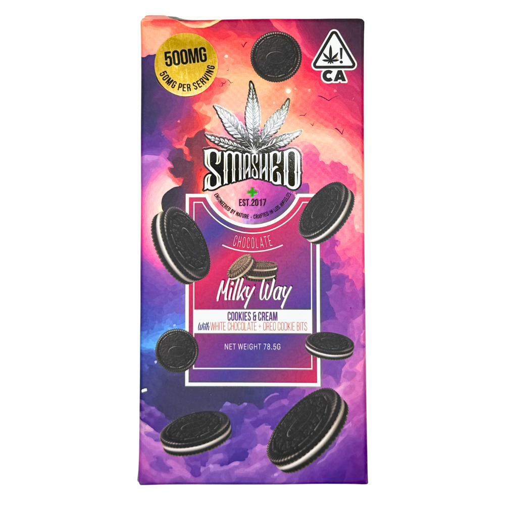 Smashed Infused Chocolate Bars - 500mg