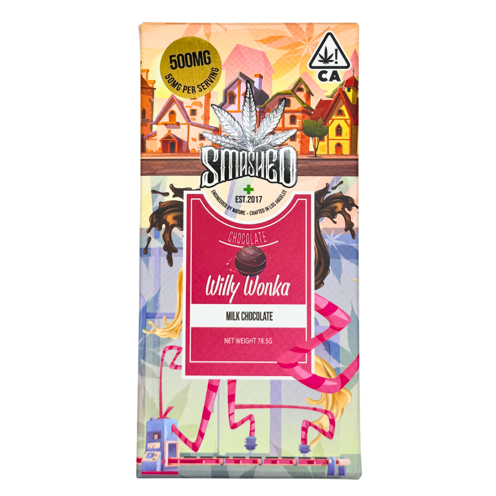 Smashed Infused Chocolate Bars - 500mg