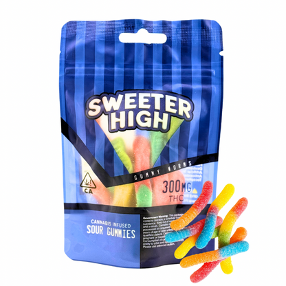 Sweeter High Gummy Worms - 300mg