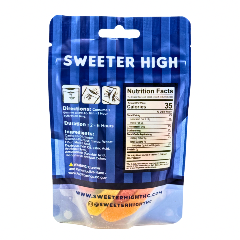 Sweeter High Gummy Worms - 300mg