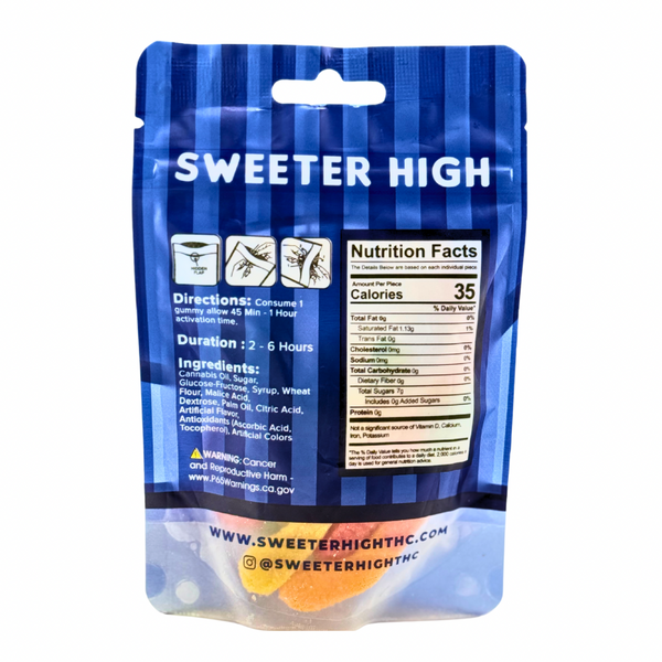 Sweeter High Gummy Worms - 300mg - Weedz DC