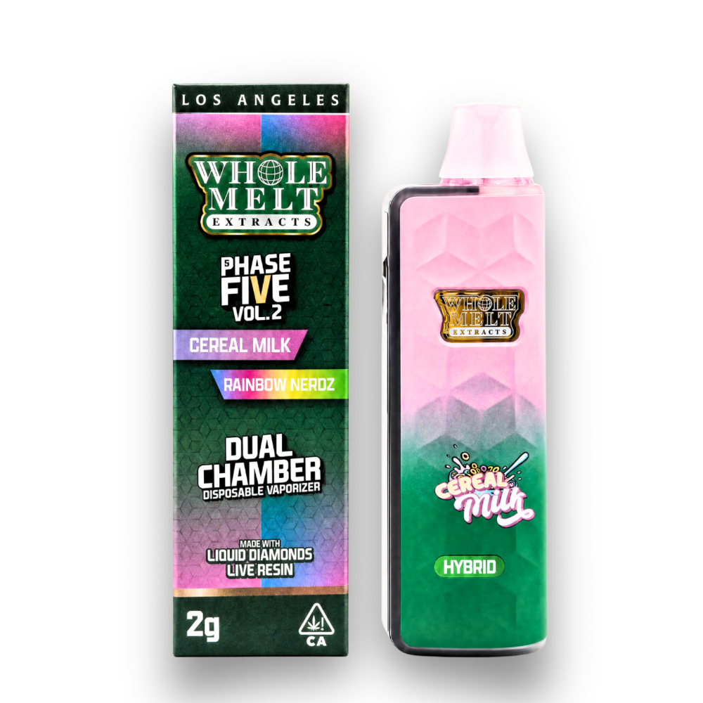 Whole Melt Dual Chamber Phase Five Live Diamond Disposable 2G