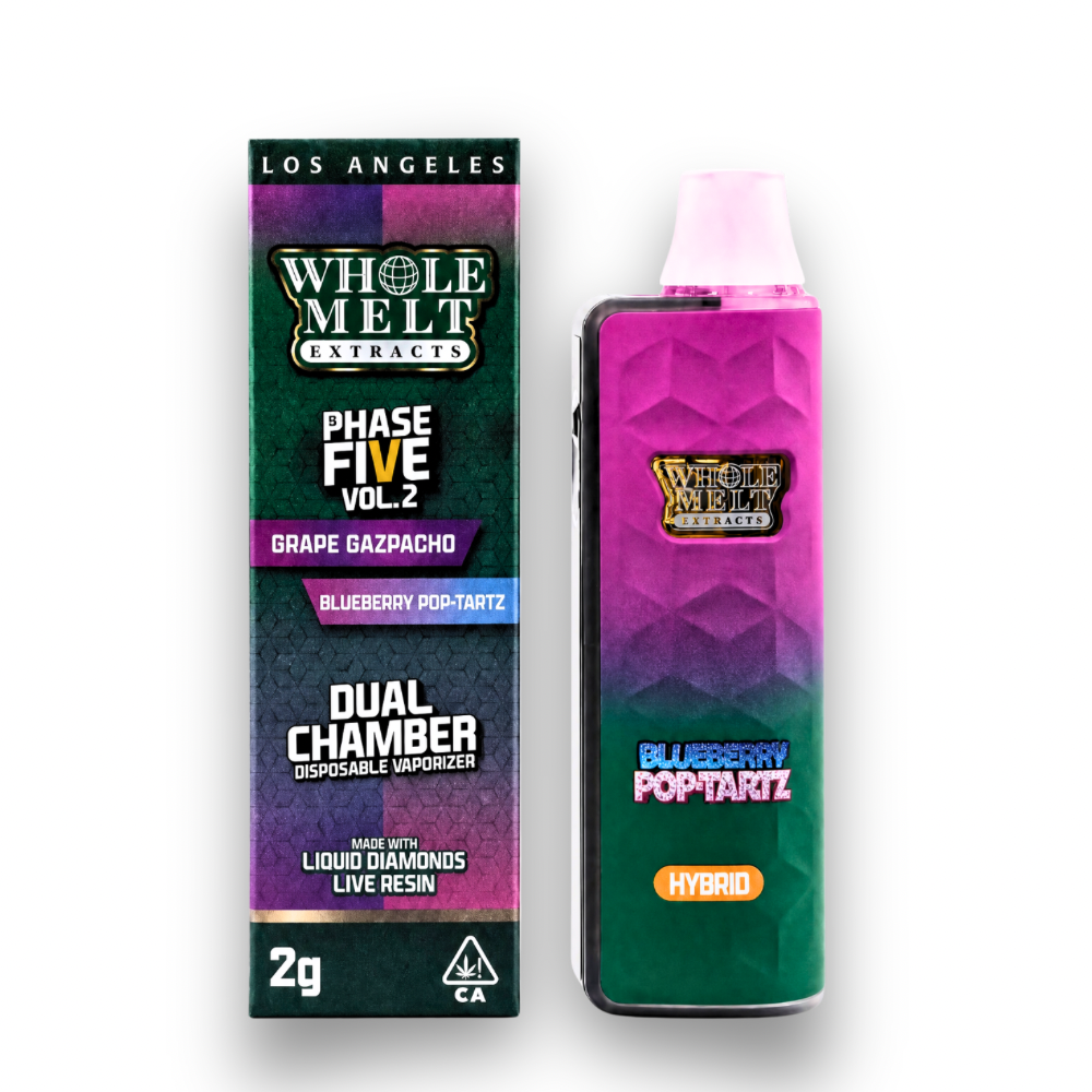 Whole Melt Dual Chamber Phase Five Live Diamond Disposable 2G