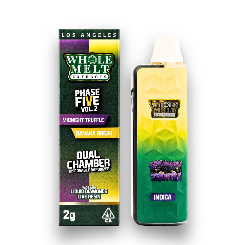 Whole Melt Dual Chamber Phase Five Live Diamond Disposable 2G