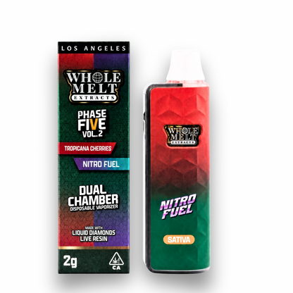 Whole Melt Dual Chamber Phase Five Live Diamond Disposable 2G