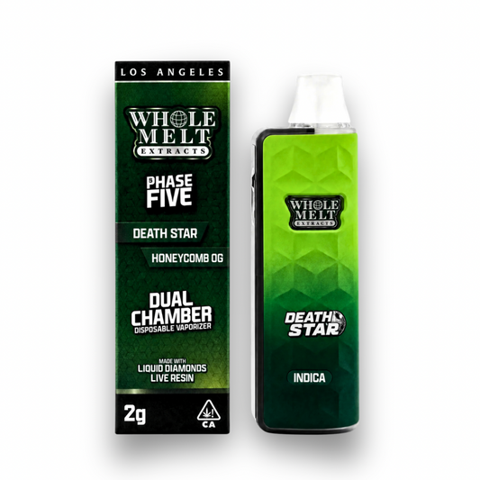 Whole Melt Dual Chamber Phase Five Live Diamond Disposable 2G