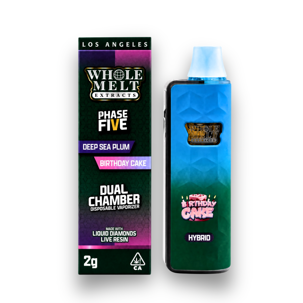 Whole Melt Dual Chamber Phase Five Live Diamond Disposable 2G
