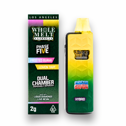 Whole Melt Dual Chamber Phase Five Live Diamond Disposable 2G