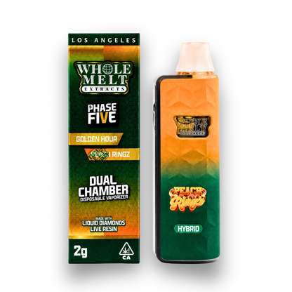 Whole Melt Dual Chamber Phase Five Live Diamond Disposable 2G