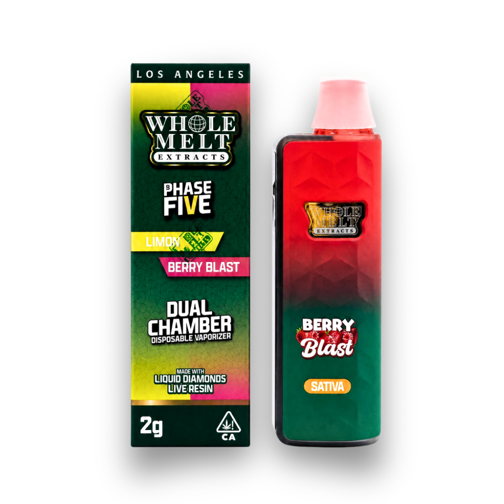 Whole Melt Dual Chamber Phase Five Live Diamond Disposable 2G