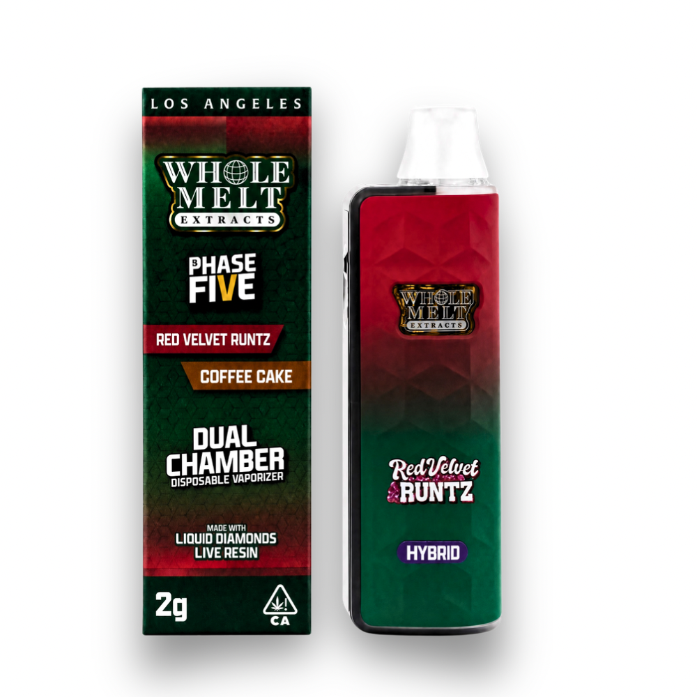 Whole Melt Dual Chamber Phase Five Live Diamond Disposable 2G