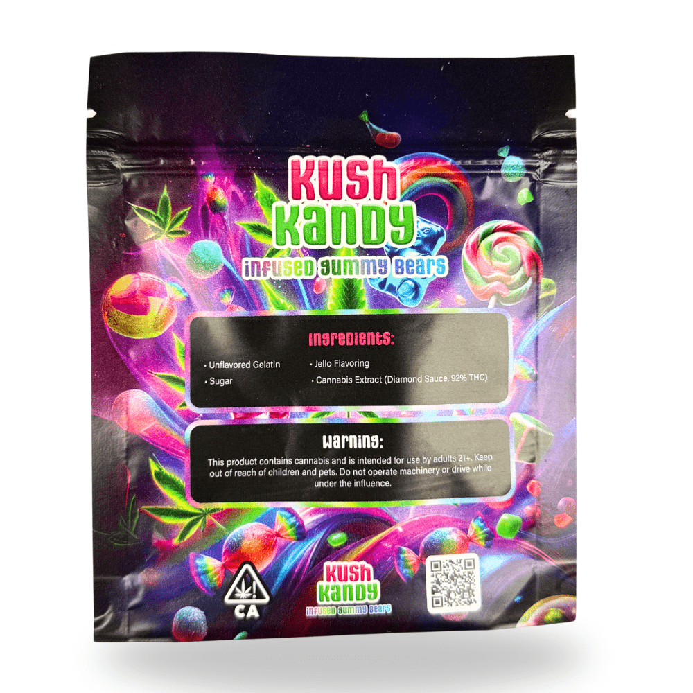 Kush Kandy Gummy Bear Edibles 500mg - Weedz DC - Virginia and DC Delivery