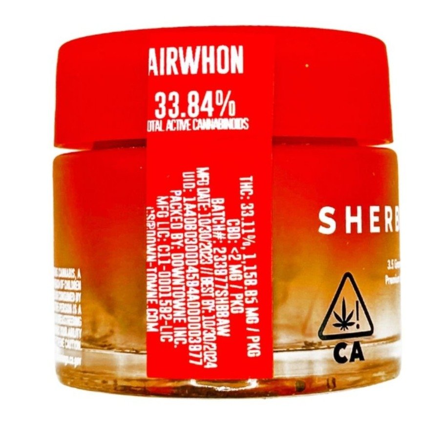 Sherbinskis - Airwhon - Sativa 3.5g - Weedz DC - Virginia and DC Delivery